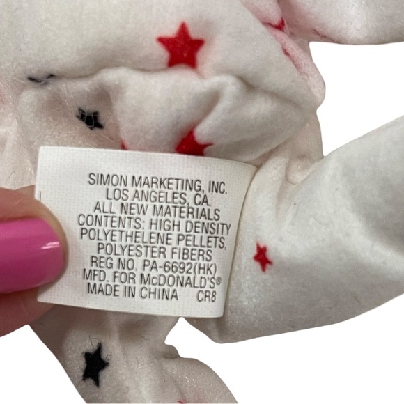 Ty Teenie Beanie Babies Named Glory the Teddy Bear! - Picture 5 of 5